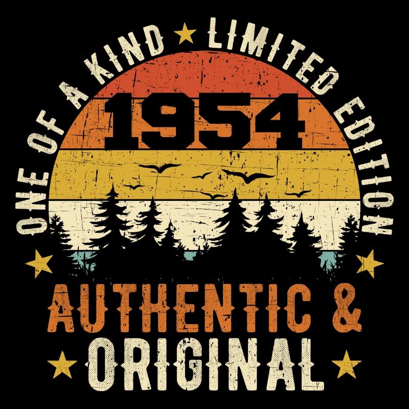 Original 1954 Cadeau D'anniversaire 1954 Authentic