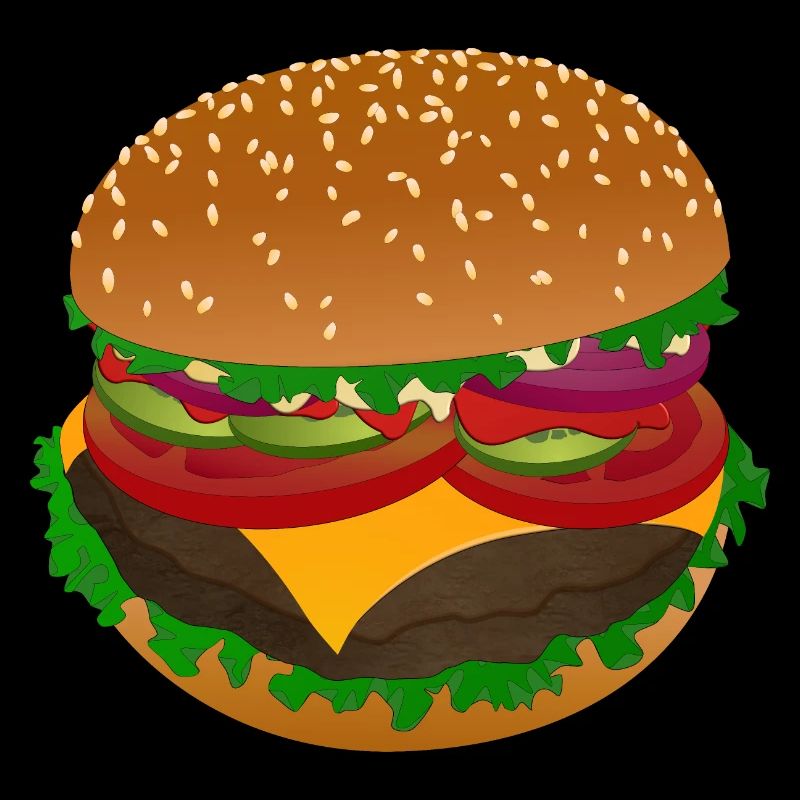 Leckerer Burger Genuss