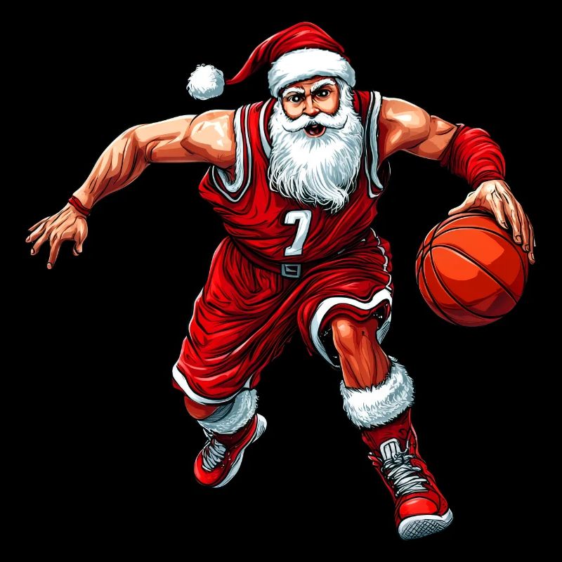 Joueurs de basket-ball de Noël