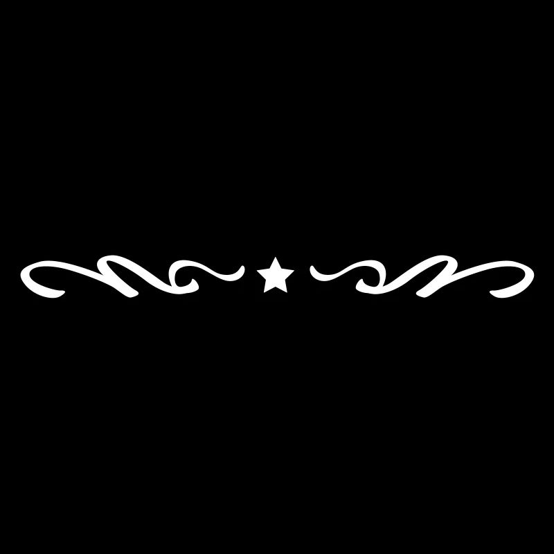 Star ornament line element icon