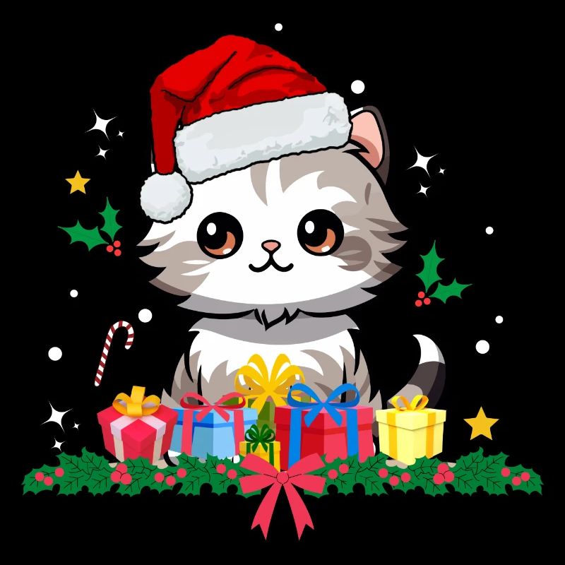 Drôles de chats de Noël