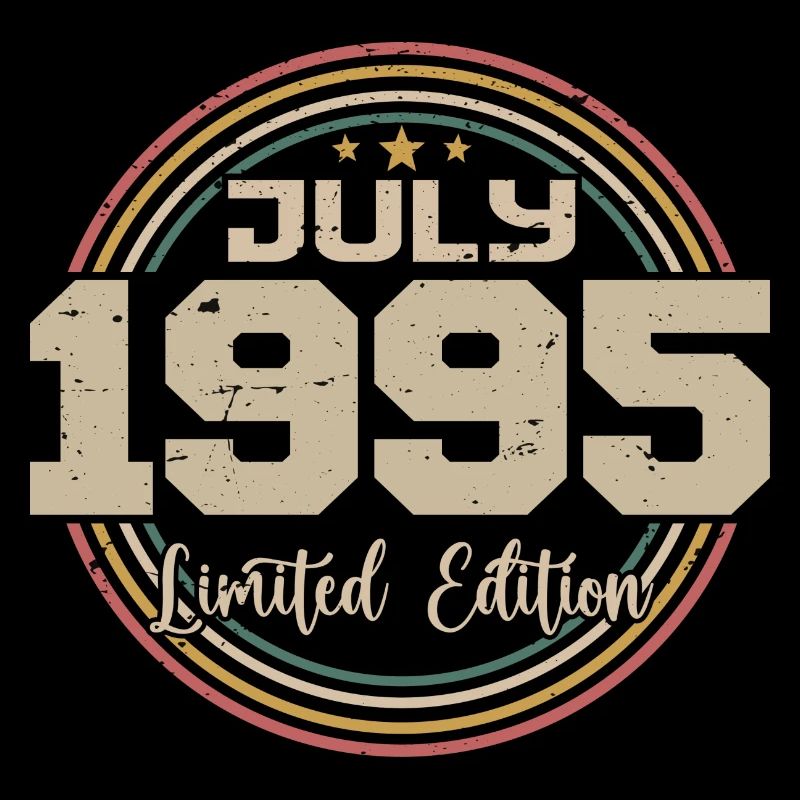 1995 Birthday July 1995 Gift July 1995