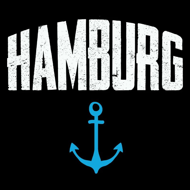Hamburg, anchor, harbor, pearl