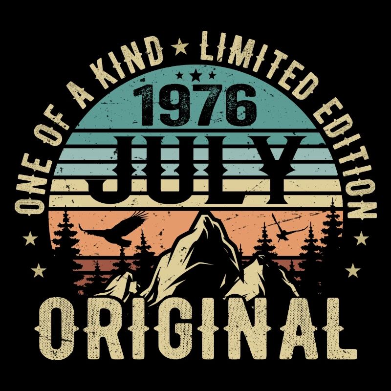 Juli 1976 Geburtstag Juli 1976 Geburtstagsgeschenk