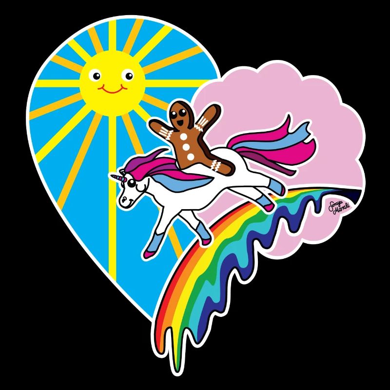 kidscontest Kinder Herz Einhorn Lebkuchenmann
