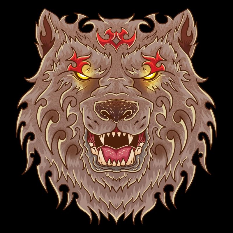 WOLF TATOO