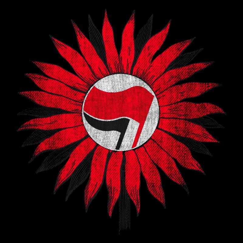 Sonnenblume der Antifa