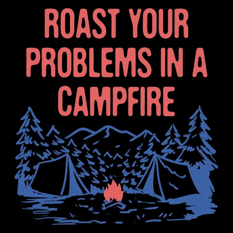 Problèmes de torréfaction dans un camp Camp Positivity Camping