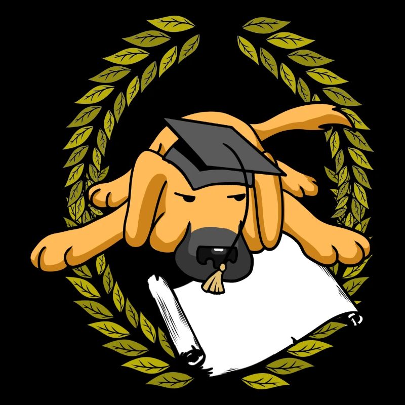 Laurel Wreath Dog Learned Master Diploma Examination