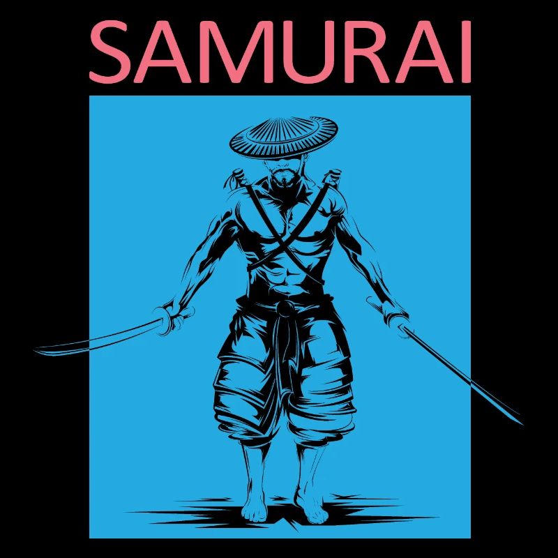 Samurai Symbol Logo icon Illustration Graphic