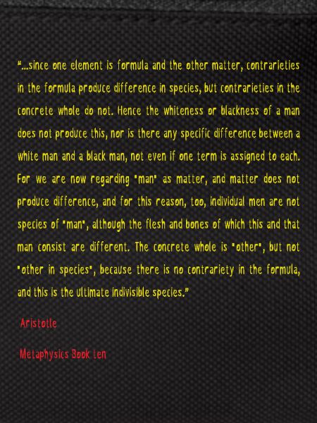 Aristotle Metaphysics Book ten