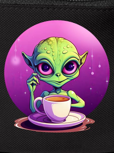 Mitternachts-Kaffee: Der grüne Alien-Trinker