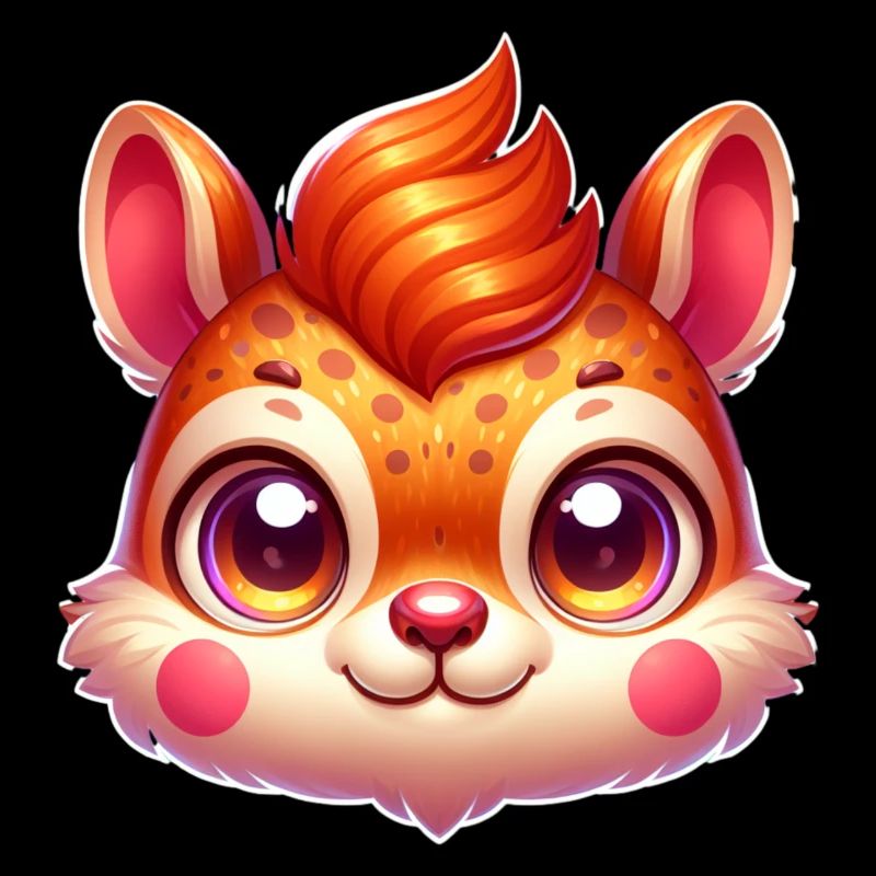 Niedliche Eichhörnchen Nüsse Tierliebhaber Design
