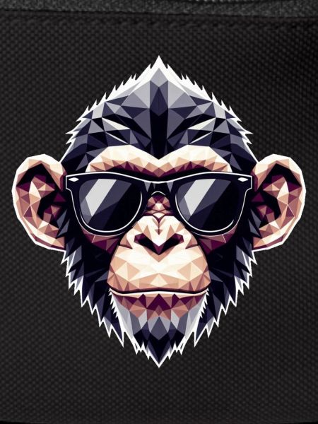 Affe Brille Polygon