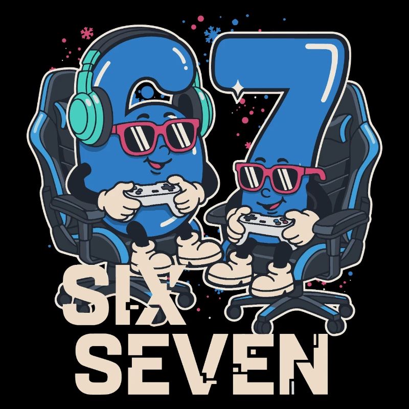 6 7 Six Seven Aura Points Kids Gaming Meme