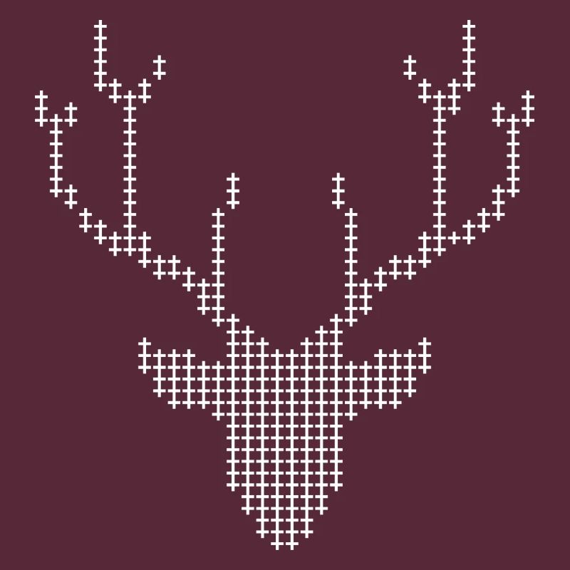 Pixel Deer-Geweihe