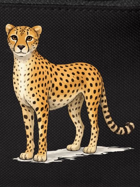 Illustration de bande dessinée guépard
