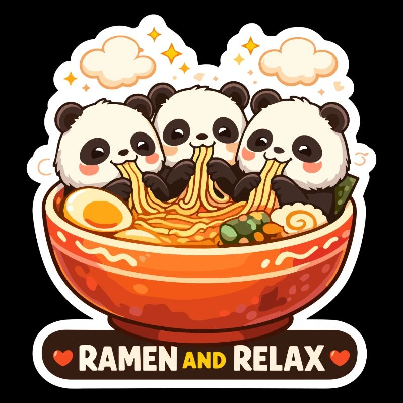 Panda Ramen & Relax Trio