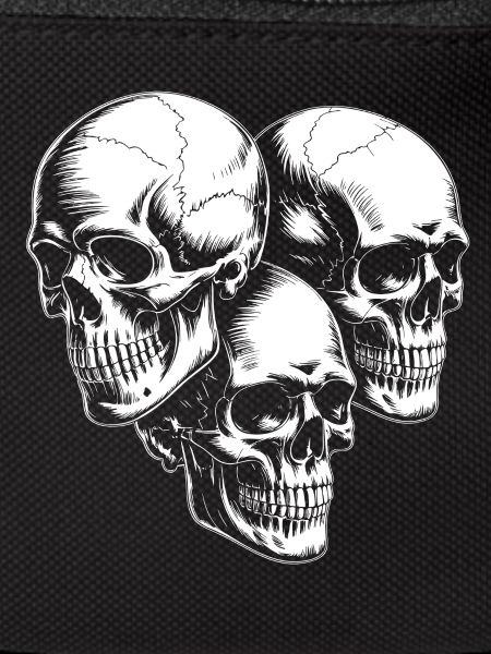 Triple Skull Silhouette