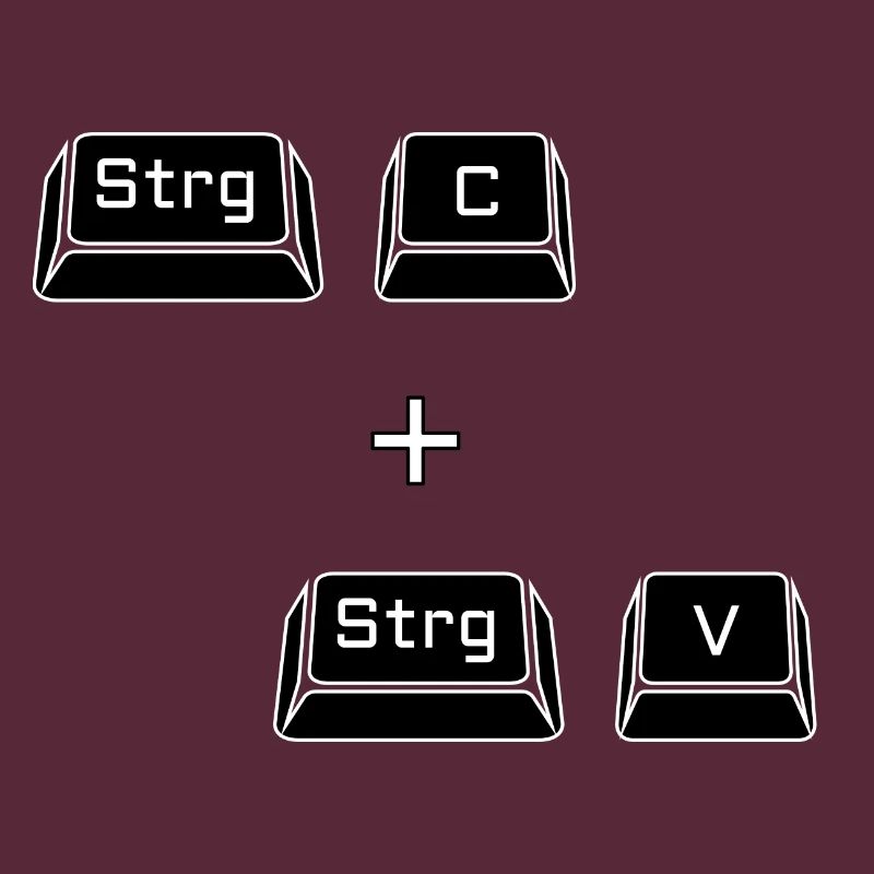 Ctrl c Ctrl v Clavier Ordinateur Copier Cadeau