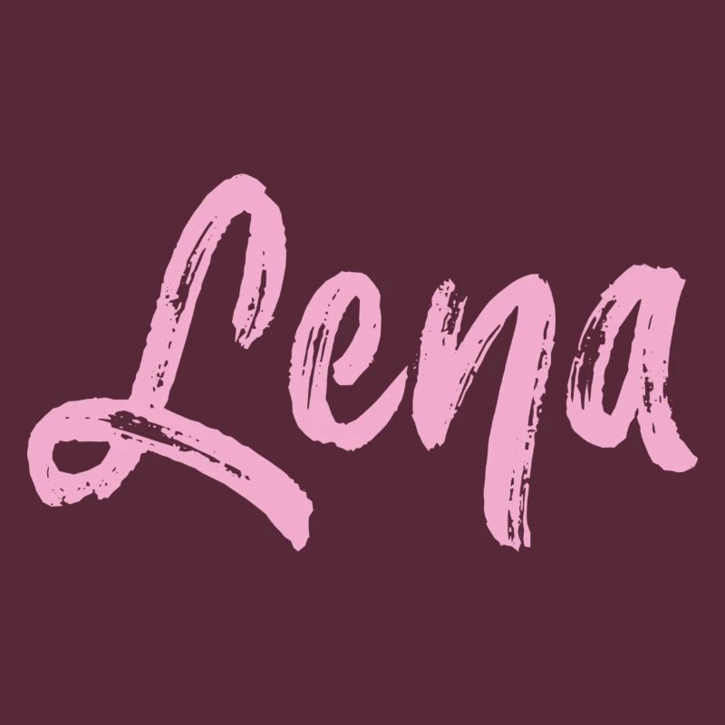 lena,name,cursive,pink,font