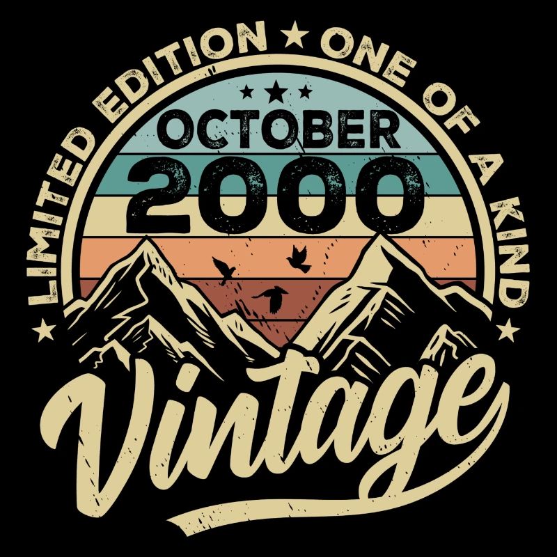 Octobre 2000 Anniversaire 2000 Né Octobre 2000