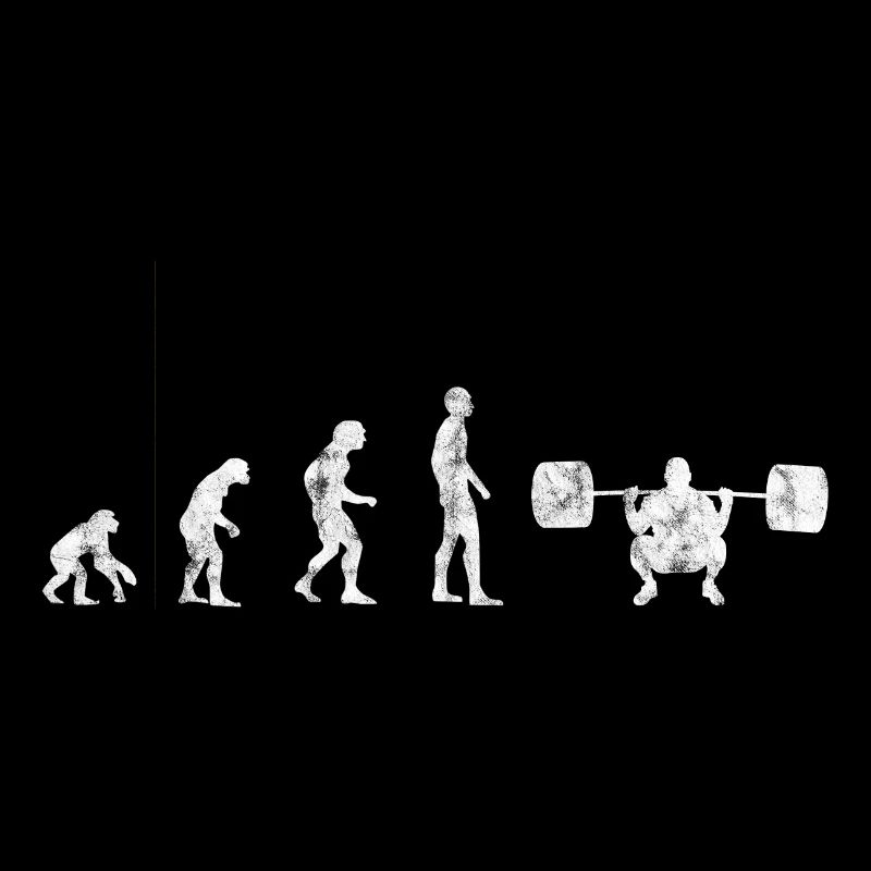 Bodybuilding Bodybuilder GYM Evolution Retro