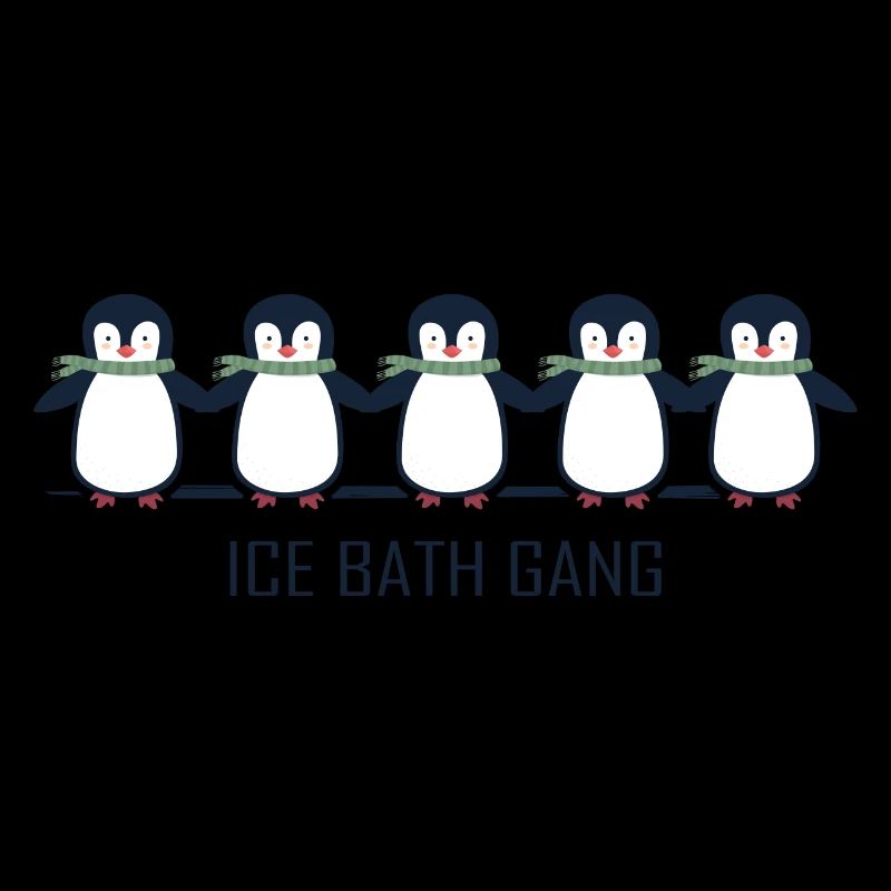 Baths Winter Baths Penguin Bathing