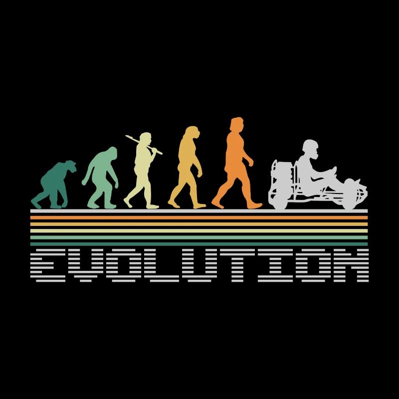 GoKart Go-Kart GoKartfahrer Evolution Drôle Rétro