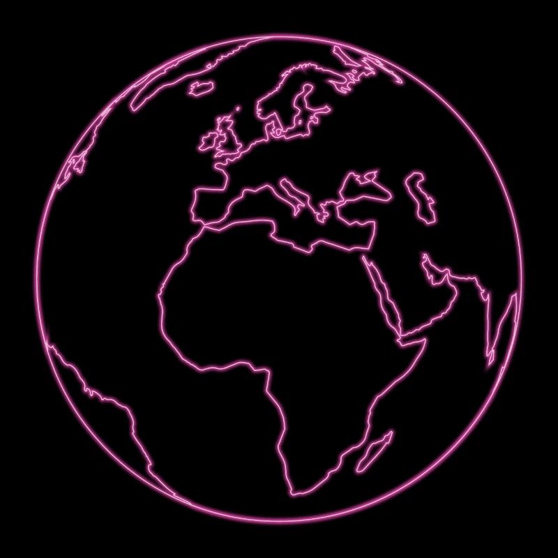 earth neon pink