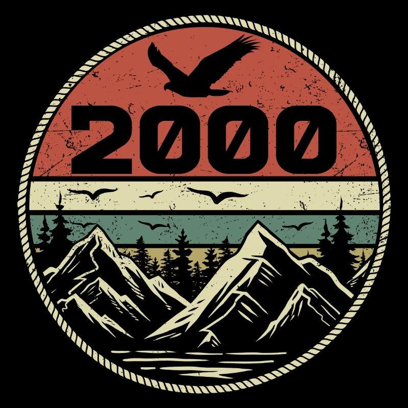 Vintage 2000 Classique 2000 rétro 2000 Cadeau 2000