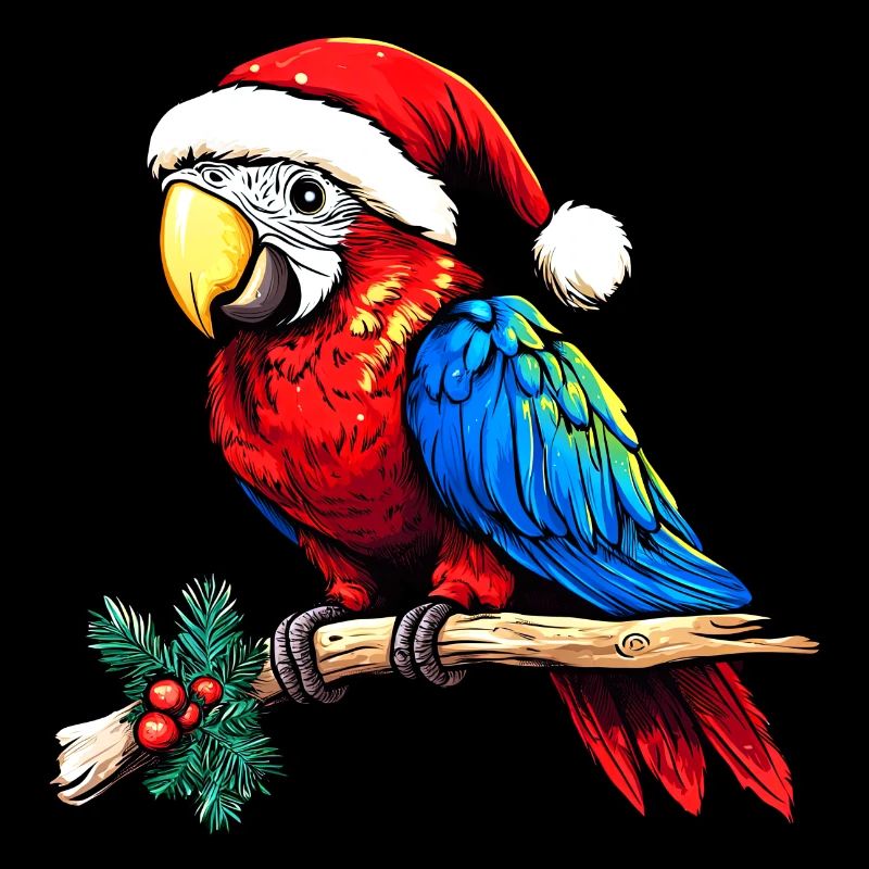 Perroquets de Noël