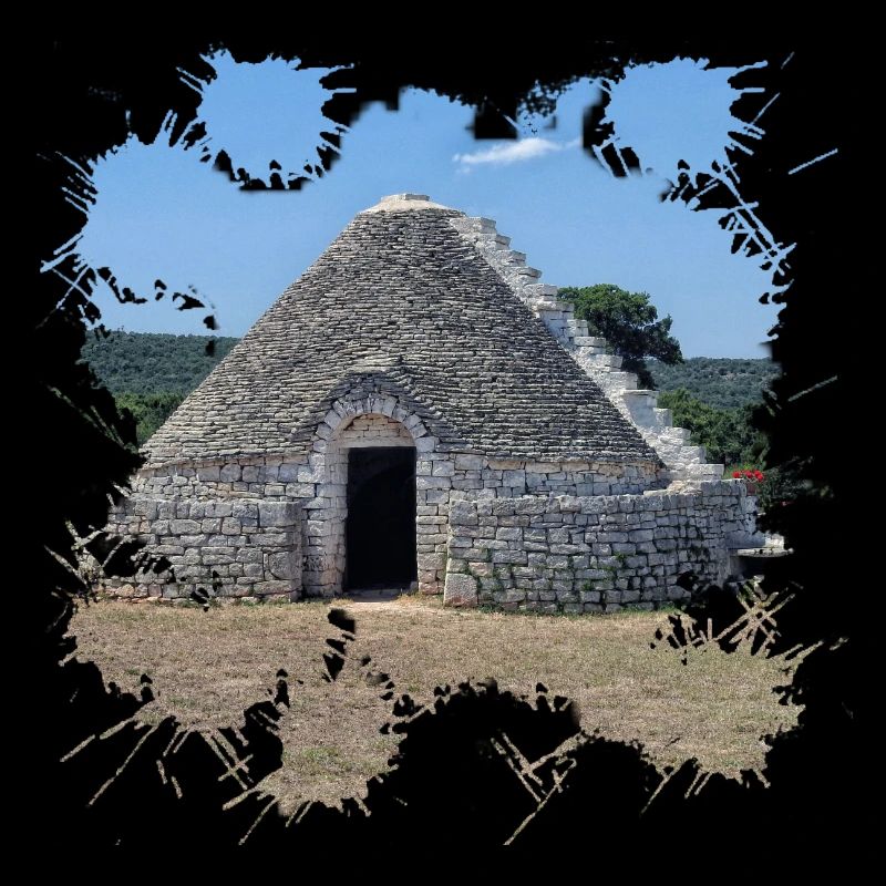 Les maisons trulli blanches d’Alberobello