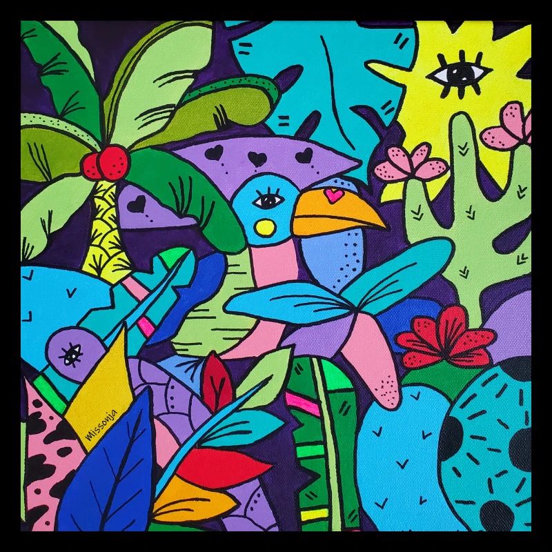 Le toucan Pop Art