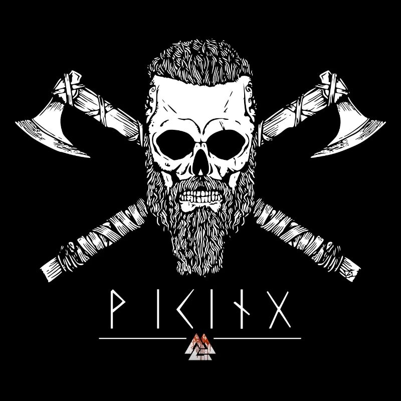 Viking - Skull Runes