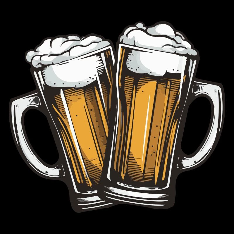 Bierkrug Bier Anstoßen