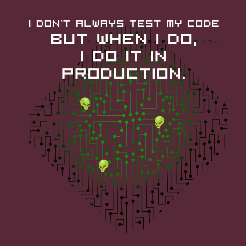test code nerd joke proverbe pc programmeur geek i