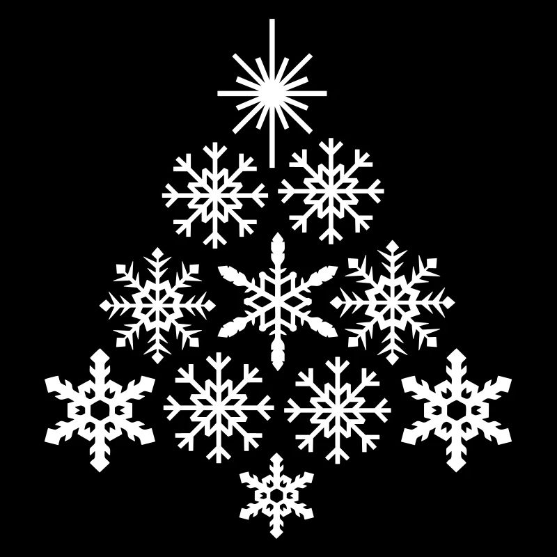 Snowflake - Christmas tree