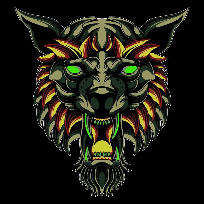 Wolf Tshirt, Wolf Lover Tshirt Werewolf