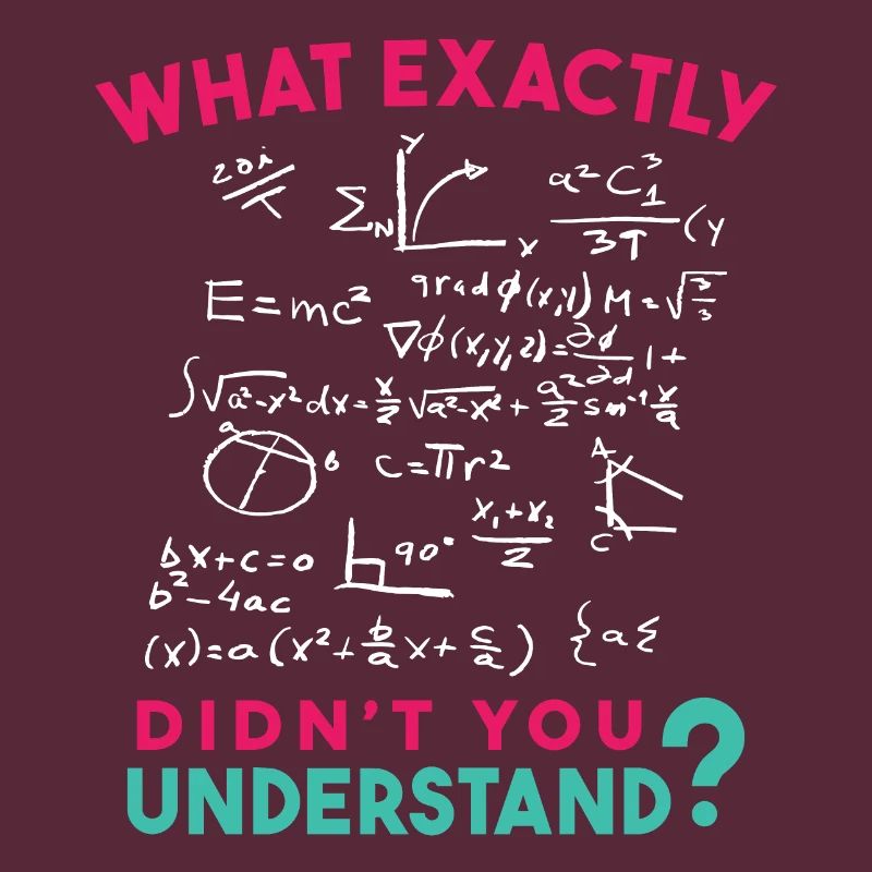 Physics Math Formula Joke