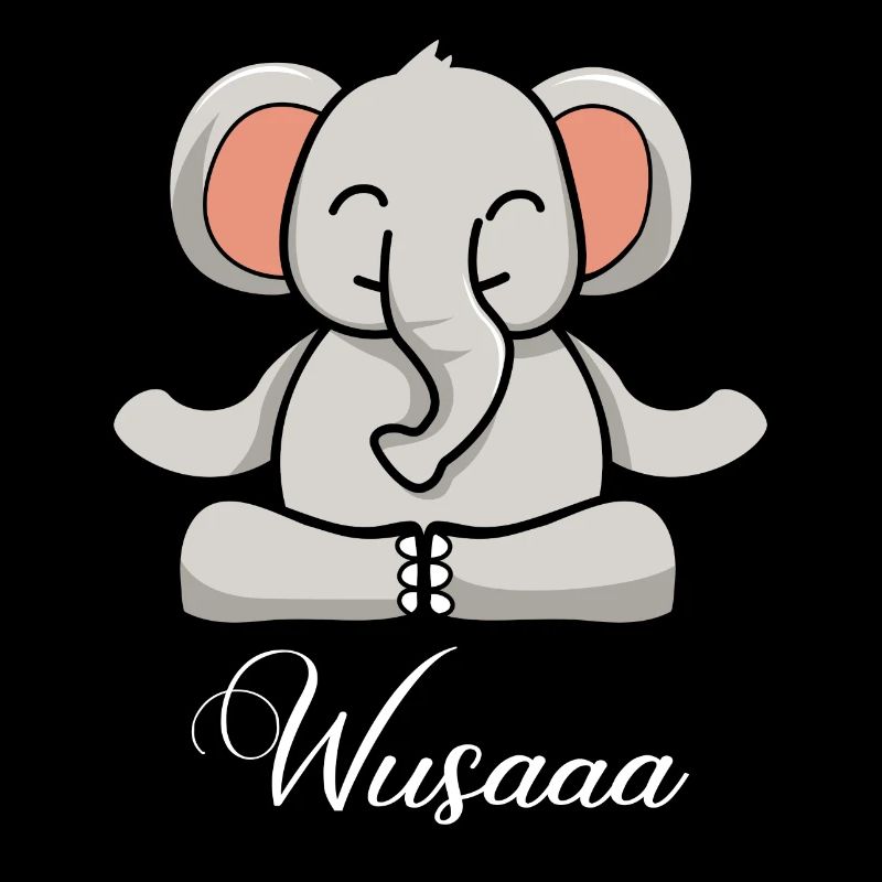 Auszeit Durchatmen Wusaaa Elefant