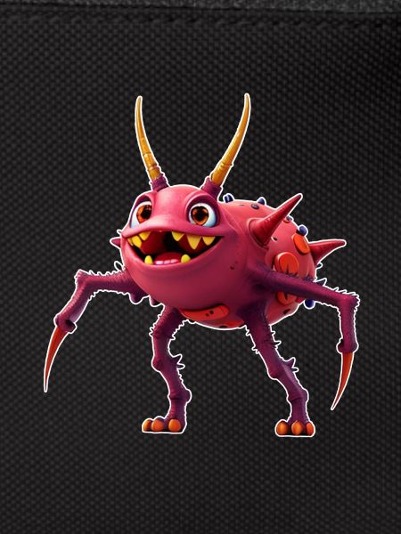 Red TickToc Monster