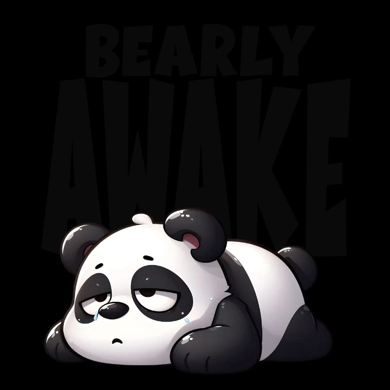 Pandabär wach