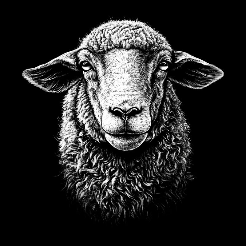 Sheep Portrait Sheep Shepherd Animals