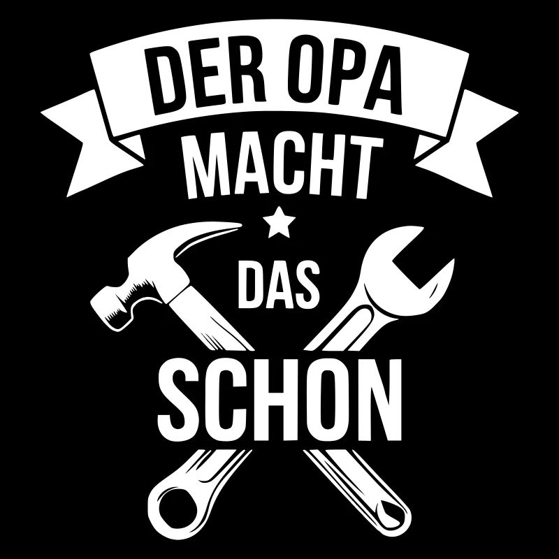 Opa Geschenkidee Bastler reparieren Handwerker 
