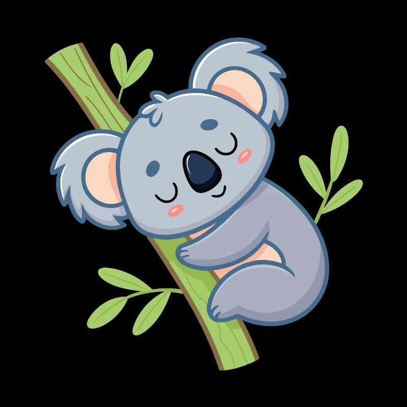 Weiche Ast-Schläfer-Koala