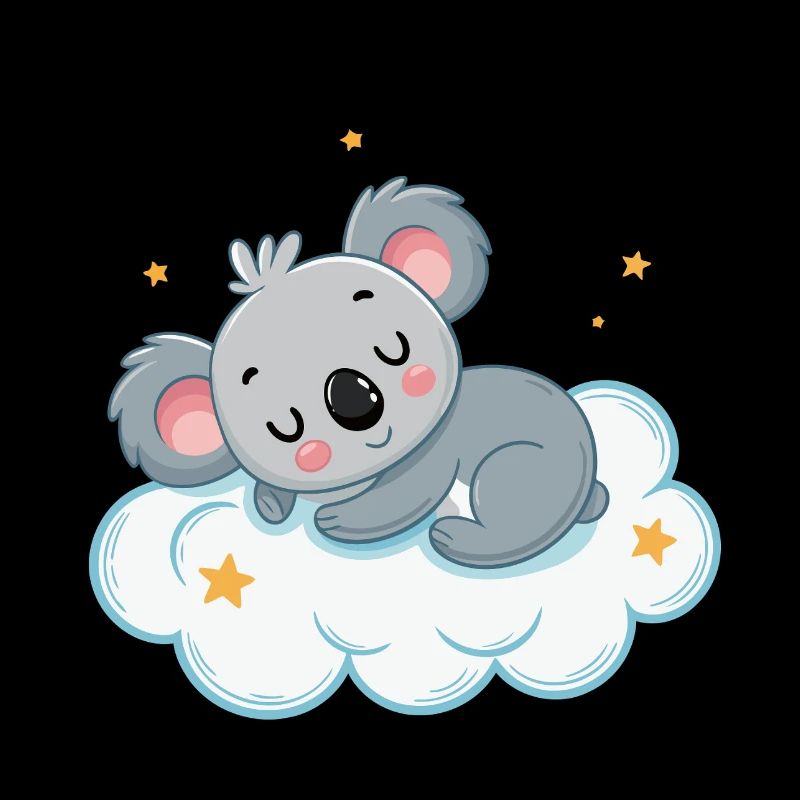 Traumhafter Koala auf Sternenwolke