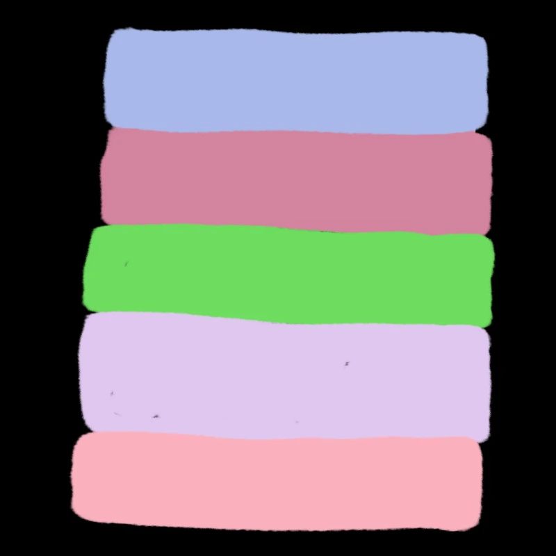 Pastellstreifen-Stack