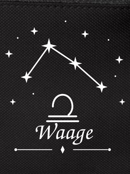 Waage Sternzeichen – Sternbild mit Libra Symbol