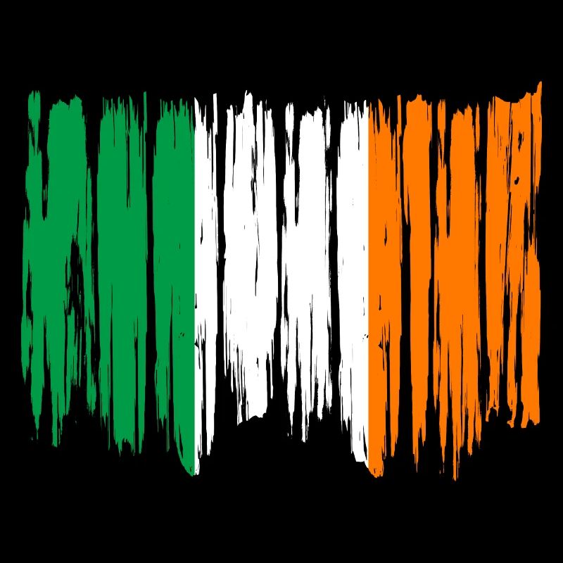 Drapeau de l’Irlande Vintage drapeau irlandais Dublin